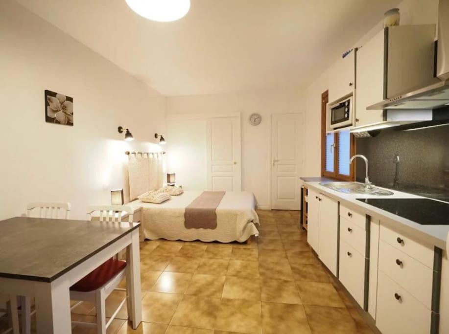 Studio Meuble Avec Terrasse Gréoux-les-Bains Eksteriør billede